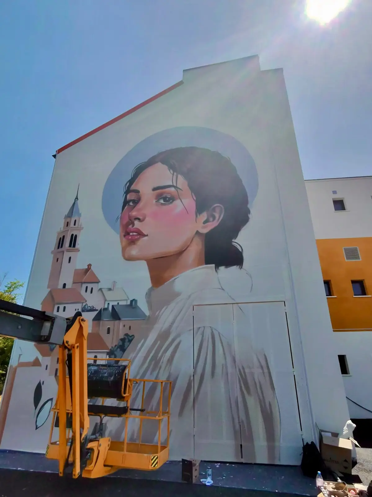 Juliette, fresque murale de MAS GRAFFITI — Restaurant · Montussan