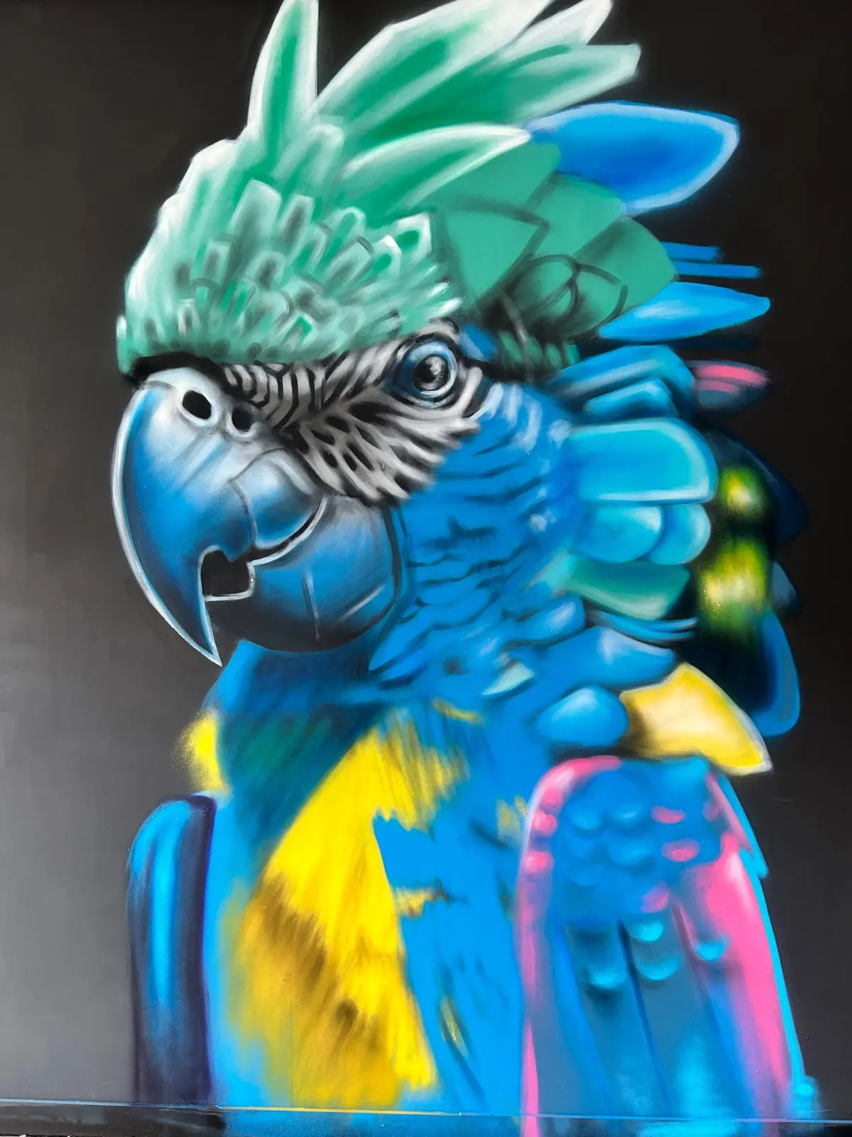 Restaurant bordelais, fresque murale de MAS GRAFFITI — Bordeaux
