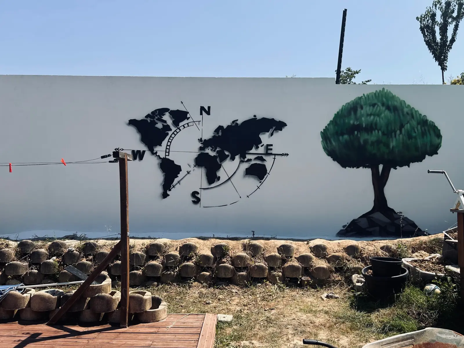Horizons, fresque murale de MAS GRAFFITI — Décoration pour particulier