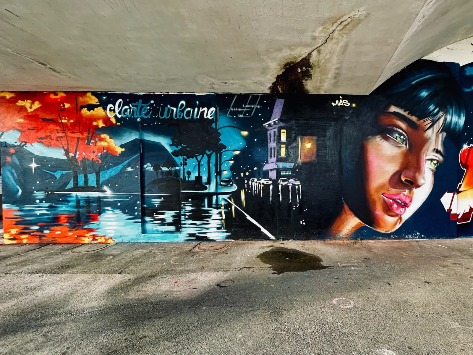 Gymnase, fresque murale de MAS GRAFFITI — Bordeaux · 2025